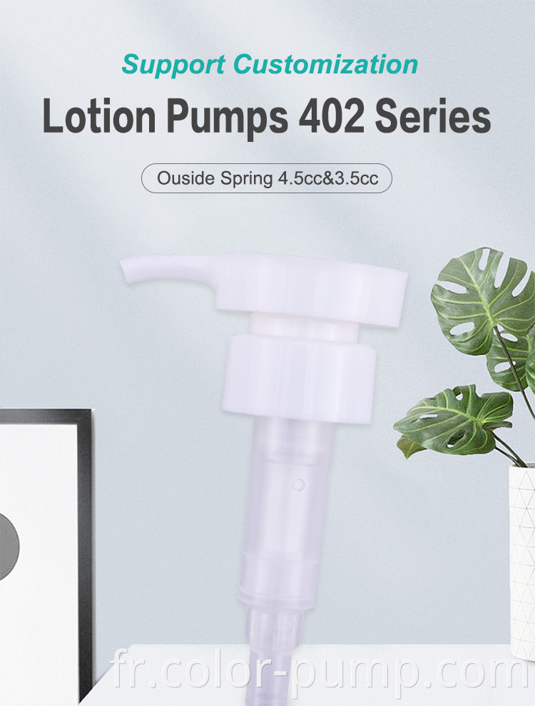 Distributeur de pompes de savon liquide en plastique de qualité garantie avec capuchons de bouteilles